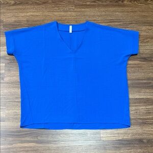 Zenana Royal Blue Breezy Blouse